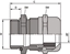 Изображение LAPP Dawnica kablowa mosina M20 IP68 SKINTOP MSR-M 20x1,5 ATEX (53112725)