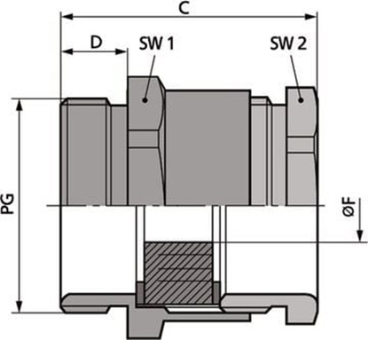 Изображение LAPP Dawnica kablowa mosina PG11 IP54 SKINDICHT SVRE 11 (52000310)