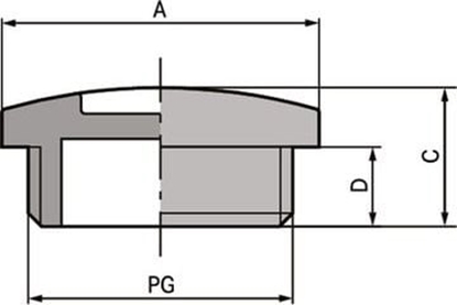 Изображение LAPP Zalepka polistyrenowa PG42 SKINDICHT BLK 42 jasnoszara (52006020)