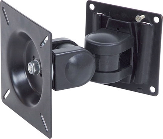Изображение LCD monitora sienas stiprinājums, 2 savienojumi, melns