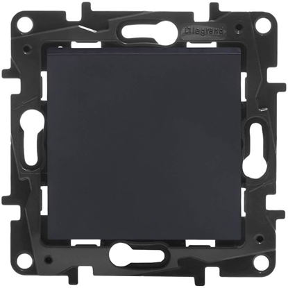 Изображение Legrand Niloe Step cznik jednobiegunowy 10A - czarny 863501B