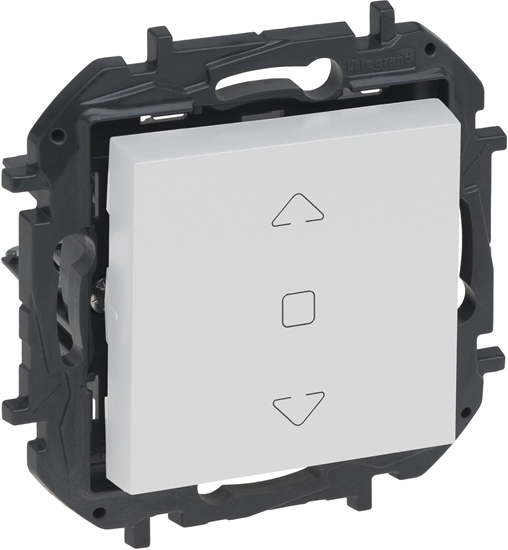 Изображение Legrand Niloe Step cznik sterowania roletami 3 - pozycji - kolor biay 863144B