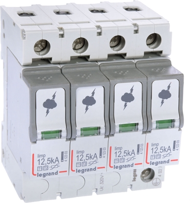 Picture of Legrand Ogranicznik przepi B+C 12,5 ON300 4 bieguny - 412273