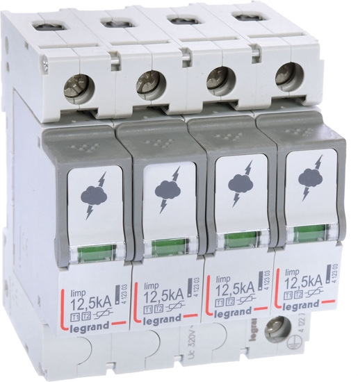 Picture of Legrand Ogranicznik przepi B+C 12,5 ON300 4 bieguny - 412273