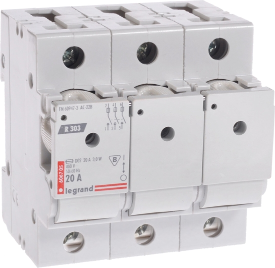 Изображение Legrand Rozcznik bezpiecznikowy R 303 20A 3P - 606705