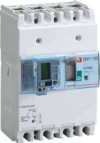 Picture of Legrand Rozcznik mocy 4P 160A z moduem rónicowoprdowym DPX3-I 160+BL.R. (420197)