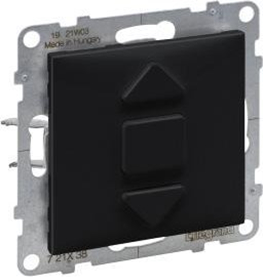 Picture of Legrand SUNO Przyciskowy cznik rolet czarny 3 pozycyjny 6A 250V 721438