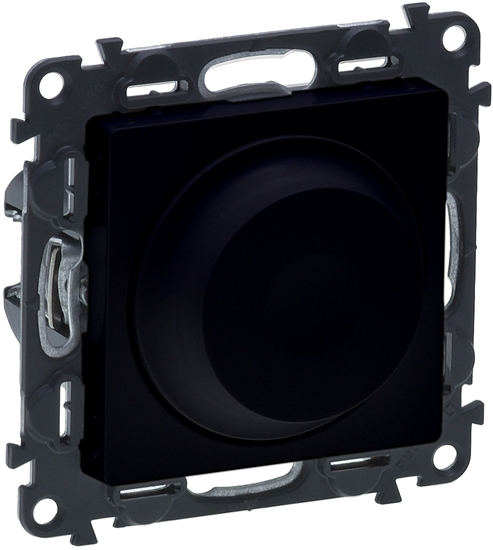 Picture of Legrand VALENA LIFE ciemniacz obrotowy bez neutralnego zacisku czarny 230V 756360