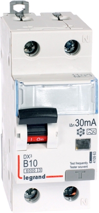 Attēls no Legrand Wycznik rónicowo-nadprdowy 2P 10A B 0,03A typ A P312 - 410963