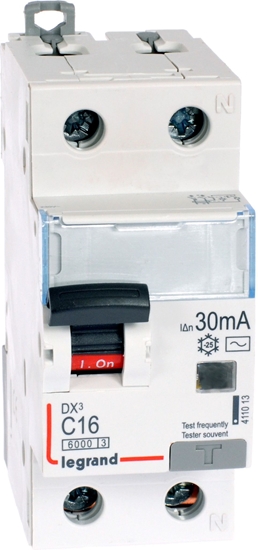 Picture of Legrand Wycznik rónicowo-nadprdowy 2P 16A C 0,03A typ AC P312 - 411013