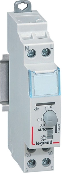 Picture of Legrand Wycznik zmierzchowy 1-funkcja 16A 1-100000lx z fotokomórk IP65 WZ301 (412623)
