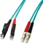 Attēls no Leoni LWL-Kabel duplex 50/125µm OM3, R&M E2000 / Suhner LC, 20 m