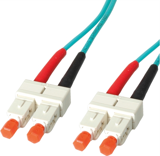 Изображение Leoni LWL-Kabel duplex 50/125µm OM3, Suhner SC/SC, 3 m