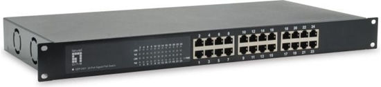 Изображение Level One LevelOne GEP-2421W150 tīkla pārslēgs Nepārvaldīts Gigabit Ethernet (10/100/1000) Power over Ethernet (PoE) Melns