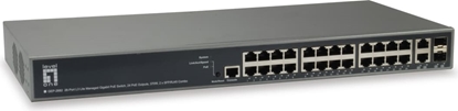 Attēls no Level One LevelOne GEP-2682 tīkla pārslēgs Vadīts L3 Gigabit Ethernet (10/100/1000) Power over Ethernet (PoE)