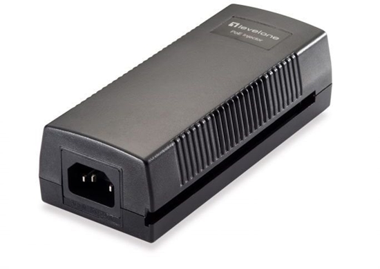 Изображение Adapter powerline LevelOne PoE-Injektor GB 2x 2.5Gbps PSE 60W schwarz