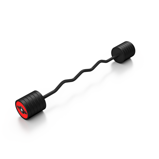 Picture of Liektais stienis ar fiksēto svaru 1 gab. Barbell 50 kg - Marbo Sport