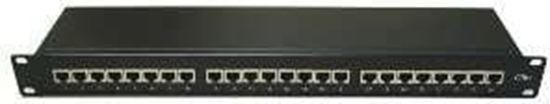 Изображение Lynx CS Patch panel 24port Cat5E, STP, blok 110 (LX24S-C5E-BK)