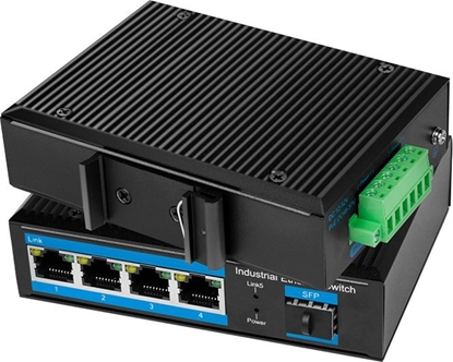 Attēls no Logilink 4-Port Gigabit Ethernet Switch 1000Mbit/s +1 SFP PT