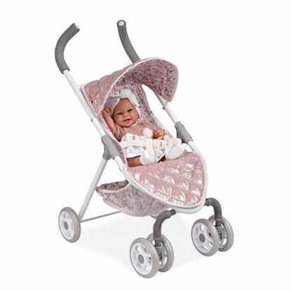 Picture of Lorelli Arias wózek sportowy dla lalek  byszczcy róowy, 62 cm, dla dzieci