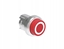 Picture of Lovato Electric Metalowy przycisk fi22mm wystajcy samoczynny powrót z symbolem 0 czerwony LPSB2104