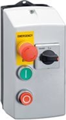 Attēls no Lovato Electric Rozrusznik bezporedni w obudowie z wycznikiem silnikowym 1-1,6A i stycznikiem 400V AC 0,55kW (M2P00911400A5)