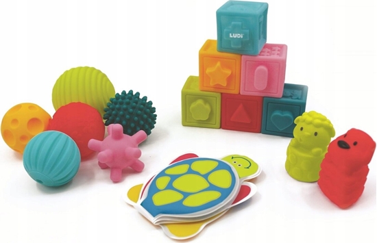 Picture of Ludi LUDI sensorinis aidimo rinkinys, kubai/kamuoliukai
