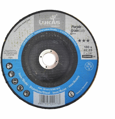 Picture of LUKAS CIERNICA TALERZOWA 180mm P36 PURPLE GRAIN