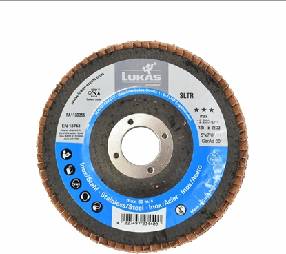 Picture of Lukas Erzett LUKAS CIERNICA LISTKOWA 125mm P 60 SLTR CERAMICZNA