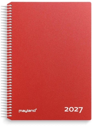 Изображение Mayland-Burde Timekalender czerwony PP-plast 2027