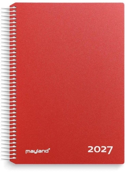 Изображение Mayland-Burde Timekalender czerwony PP-plast 2027