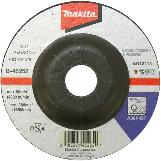 Изображение Makita Schruppscheibe 115x6mm Stahl