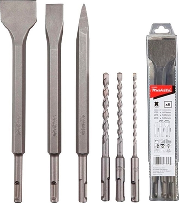 Изображение Makita SDS+ Bohrer/Meissel-Set 6tlg