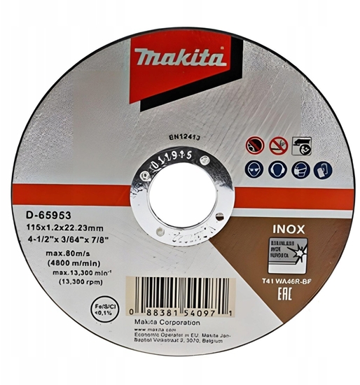 Изображение Makita Trennscheibe 115x1,2mm INOX
