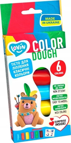 Picture of Maksik Zestaw modelarski z ciastem 6 kolorów 41196