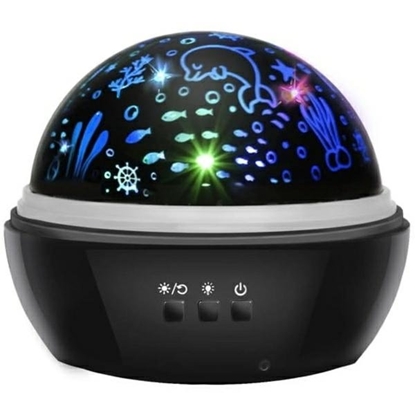 Attēls no Malatec L16857 Children's Light Projector Black