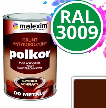 Изображение MALEXIM Szybkoschncy antykorozyjny grunt Polkor czerwony T 3009 0,7