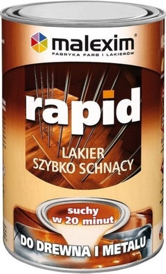 Изображение MALEXIM SZYBKOSCHNCY BEZBARWNY LAKIER ALKIDOWY RAPID POYSK 0.70L (1 SZT)