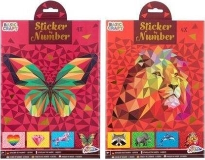 Picture of Malowanie po numerach A4 mix EDUKAMP