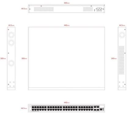 Picture of Managed L3 - 48 x Gigabit