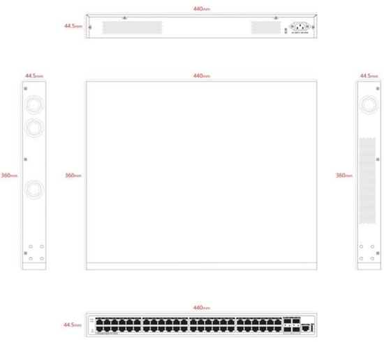 Picture of Managed L3 - 48 x Gigabit