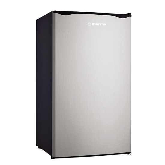 Picture of Manta MM520PS Fridge 91L Silver Inox/Black