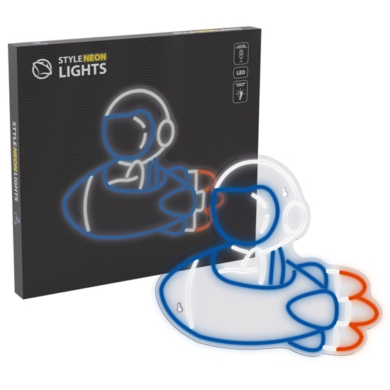 Picture of Manta SNL90MT Style Neon Lights ASTRONAUT ON RAKETA