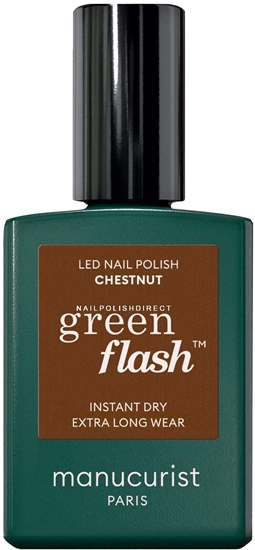 Picture of MANUCURIST_Green Flash Led Gel Nail Lacquer lakier do paznokci Chestnut 15ml