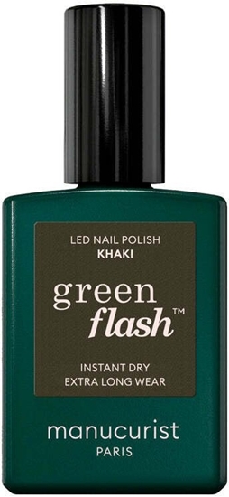 Picture of MANUCURIST_Green Flash Led Gel Nail Lacquer lakier do paznokci Khaki 15ml