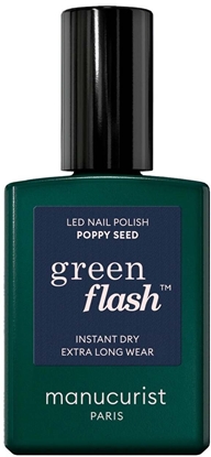 Picture of MANUCURIST_Green Flash Led Gel Nail Lacquer lakier do paznokci Poppy Seed 15ml