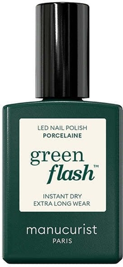 Picture of MANUCURIST_Green Flash Led Gel Nail Lacquer lakier do paznokci Porcelaine 15ml