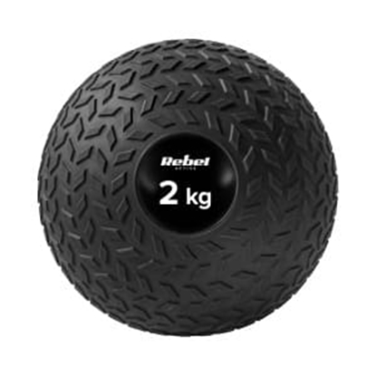 Picture of Maza medicīnas bumba rehabilitācijas vingrinājumiem Slam Ball 23cm 2kg, REBEL ACTIVE