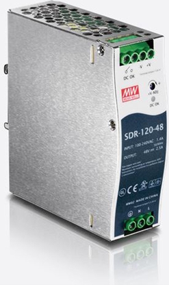 Picture of Mean Well SDR-120-48 Hutschienennetzteil 120W 48V DC