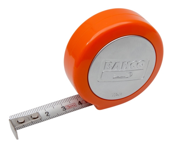 Picture of Measuring tape 3m x 13mm, water/rustproof, Touch To Lock Tape. Magnetic back